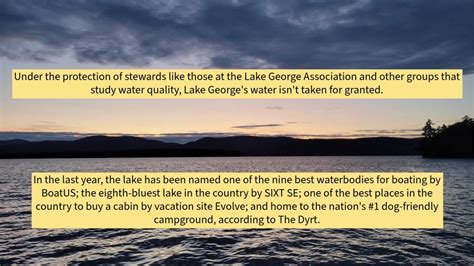 MSN names Lake George cleanest lake in U.S.